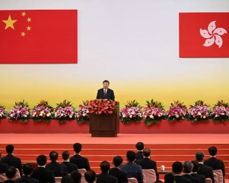 Watch: Chinese President Xi Jinping speaks at the inauguration of new Hong Kong administration 