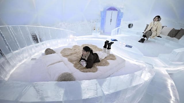 北海道“冰之酒店”开门迎客  本季预订已全满