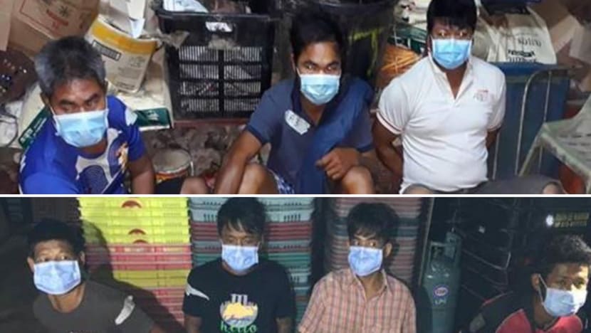 7 Myanmar nationals found in makeshift shelters; arrested for working in S’pore without valid work passes