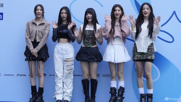K pop group NewJeans performing at Nike Orchard Road on Feb 3 CNA Lifestyle