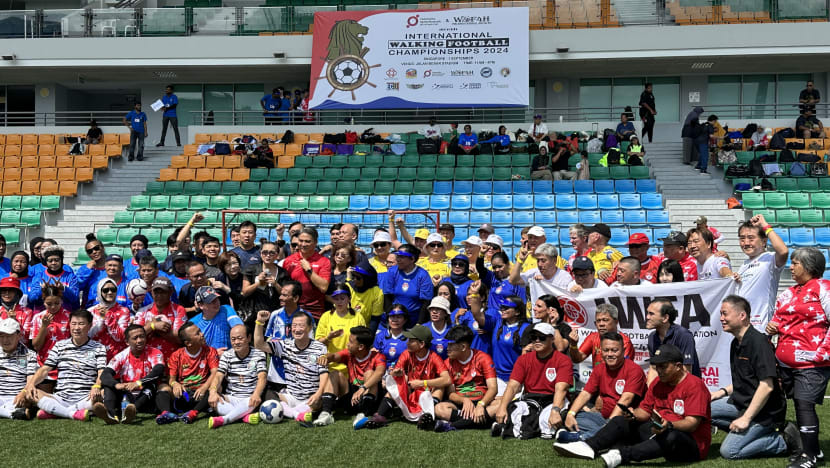 170 peserta dari 6 negara sertai kejohanan 'Walking Football' Antarabangsa 2024 di SG 170 peserta dari 6 negara sertai kejohanan 'Walking Football' Antarabangsa 2024 di SG