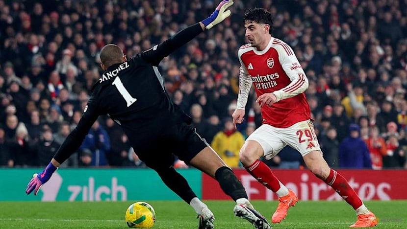 Arsenal beat Chelsea 1-0 to reach League Cup final