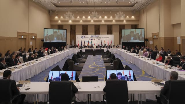 七国集团外交部长同意反对中国任何试图改变现状行动