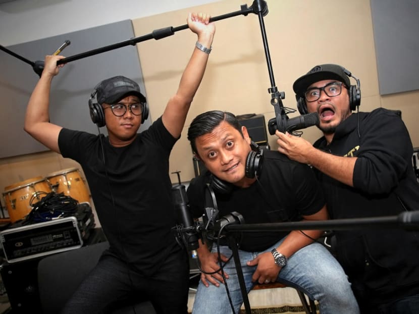 The men behind Okletsgo: (From left) Dzar Ismail, Raja Razie and Dyn Norahim.