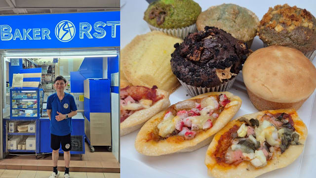 蓝带学校学厨、米其林餐厅工作，年轻摊主小贩中心卖海南咖喱船型pizza！