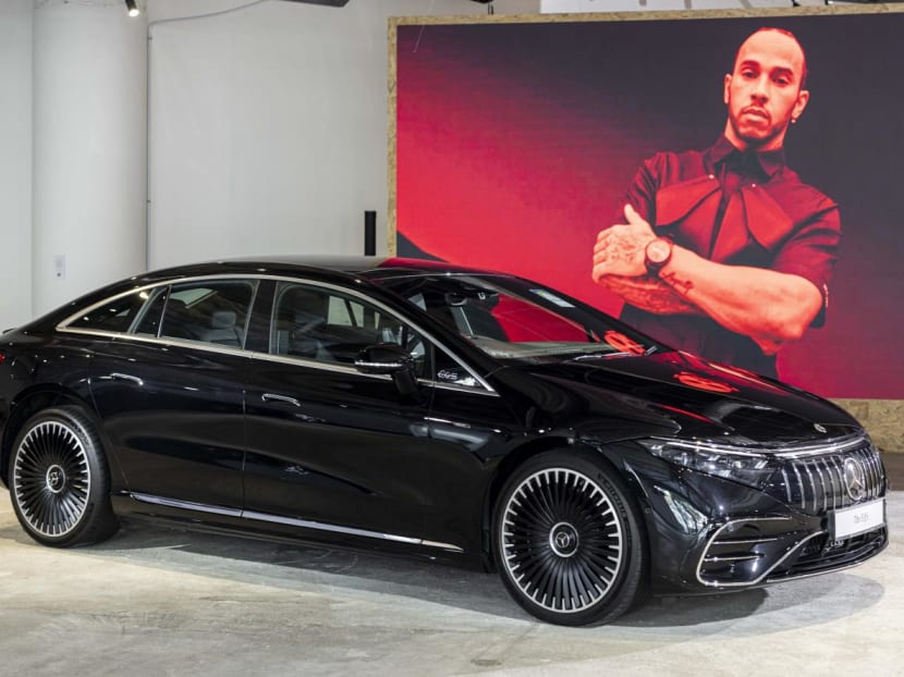 Luxury carmaker Mercedes-Benz's showcase is now open to public at Raffles City in Singapore