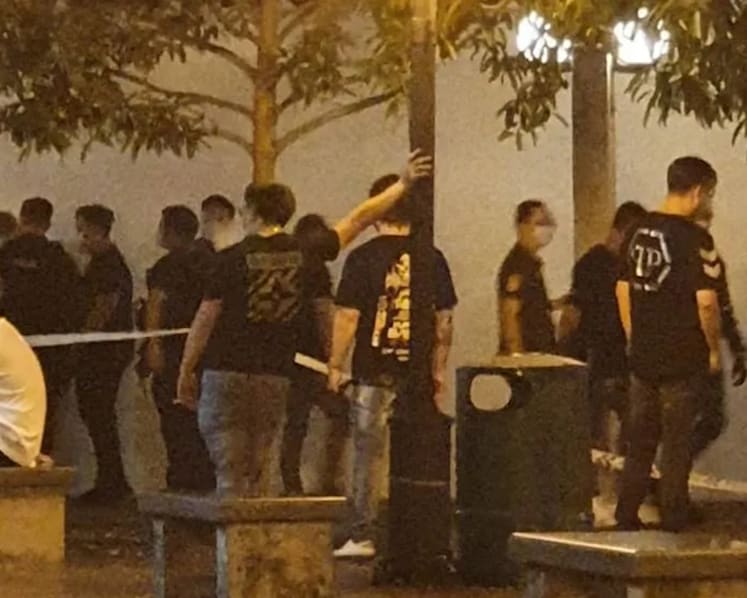 11 men arrested near Central Mall for affray, disorderly behaviour in late night brawl