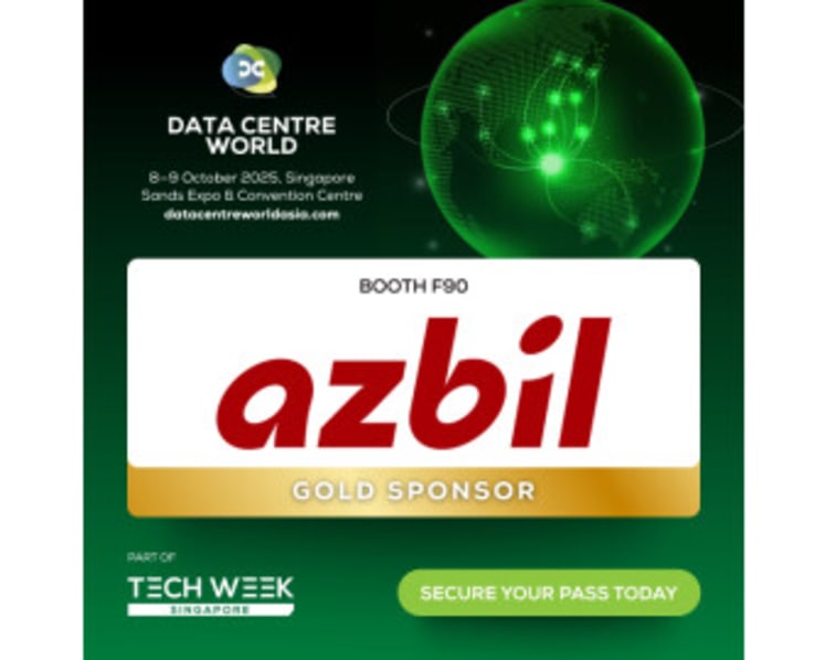 Azbil to Showcase Tech-Driven Solutions as Gold Sponsor  at Data Centre World Asia 2025