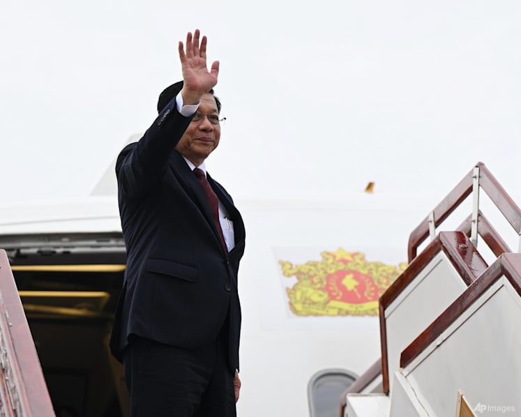Myanmar leader in Russia on diplomatic push, even as legal risks complicate travel elsewhere Myanmar leader in Russia on diplomatic push, even as legal risks complicate travel elsewhere