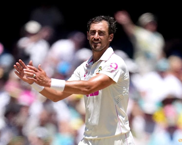 Australia's Starc takes five wickets in first four overs in second test vs Bangladesh