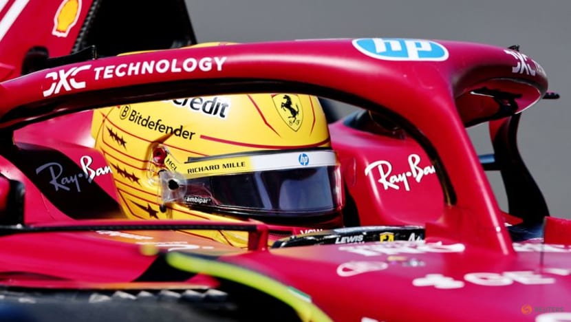 Ferrari's Leclerc puts teammate Hamilton in the shade in Australian GP practice Ferrari's Leclerc puts teammate Hamilton in the shade in Australian GP practice