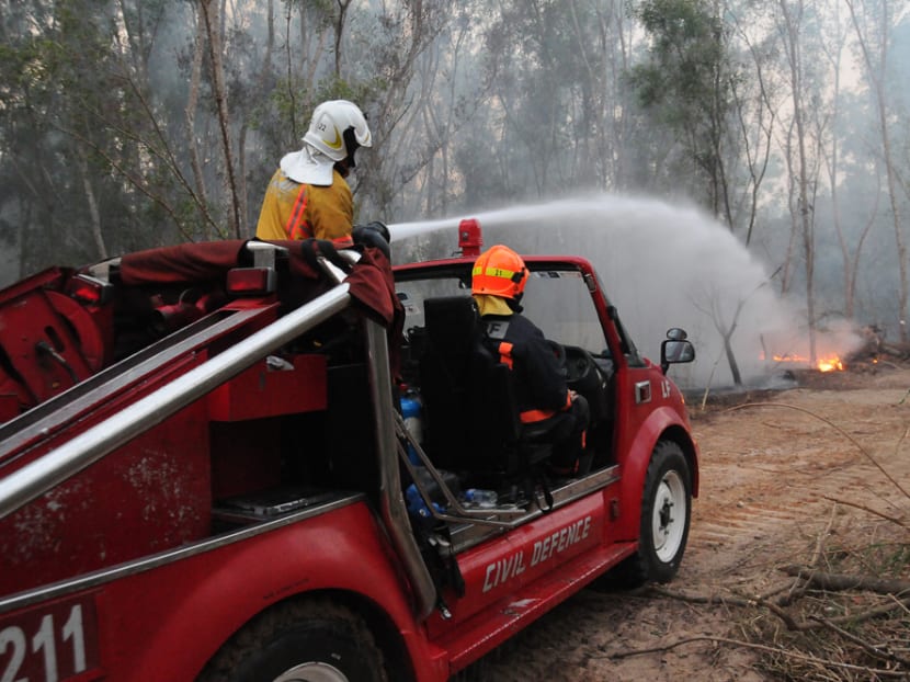 Fires break out as dry spell continues