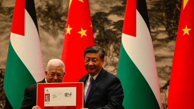 中国提议建立独立巴勒斯坦国