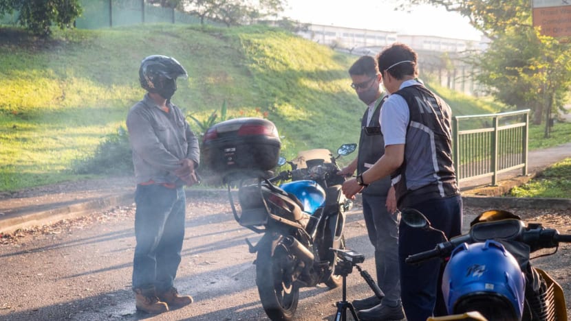 66 fines issued to motorcyclists near Woodlands Checkpoint for emissions, other offences