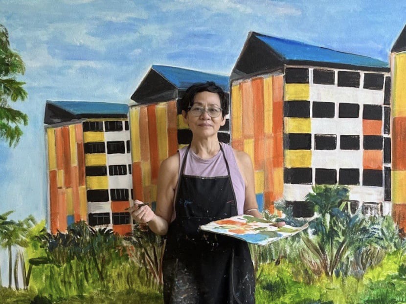 How muralist Belinda Low, 65, is preserving Singapore’s past: Kampung life, old playgrounds, min jiang kueh sellers How muralist Belinda Low, 65, is preserving Singapore’s past: Kampung life, old playgrounds, min jiang kueh sellers