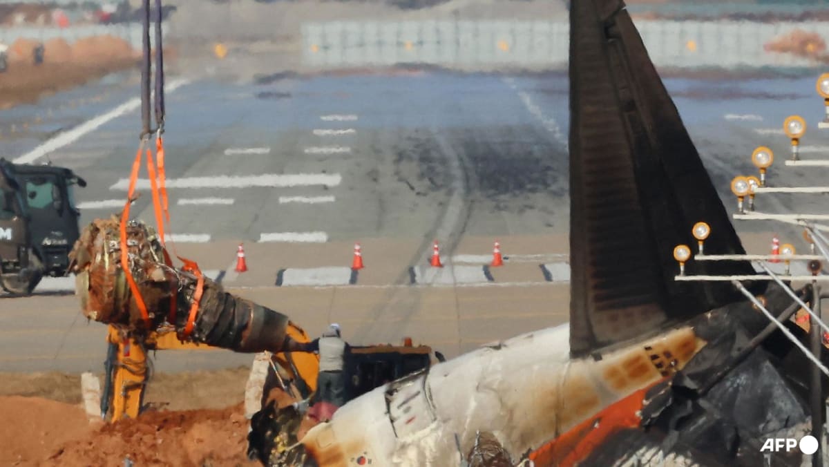 韓国、死亡事故後の済州航空の残骸の引き上げを開始