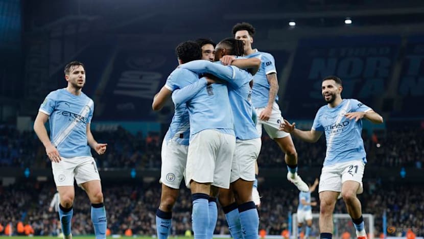 Ruthless Man City thump Newcastle to reach League Cup final