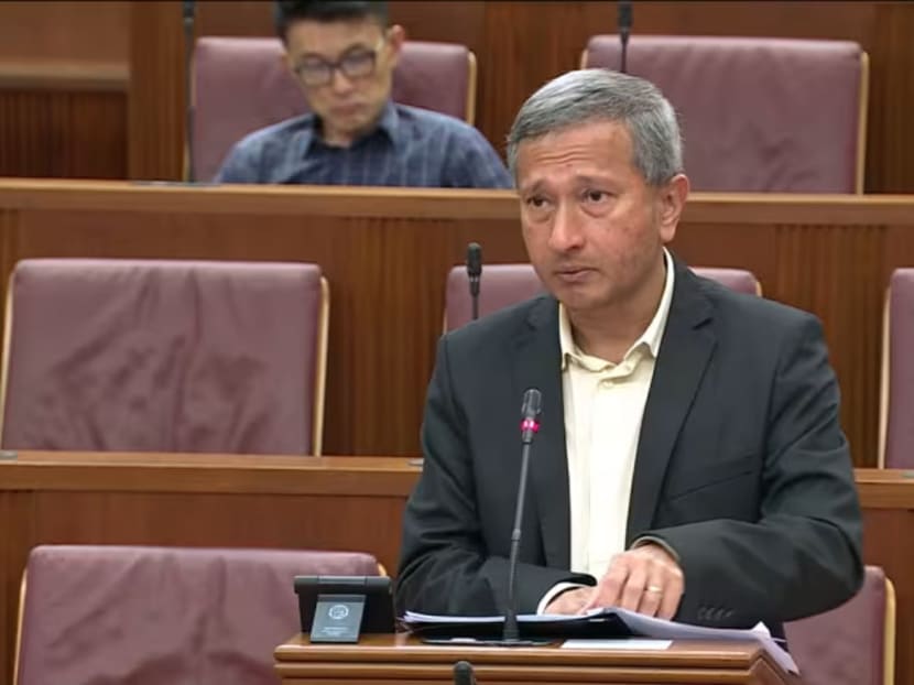 Minister for Foreign Affairs Vivian Balakrishnan urged Israel and Palestine to take steps toward long-lasting peace and put an end to the suffering "that has gone on for far too long". Minister for Foreign Affairs Vivian Balakrishnan urged Israel and Palestine to take steps toward long-lasting peace and put an end to the suffering "that has gone on for far too long".