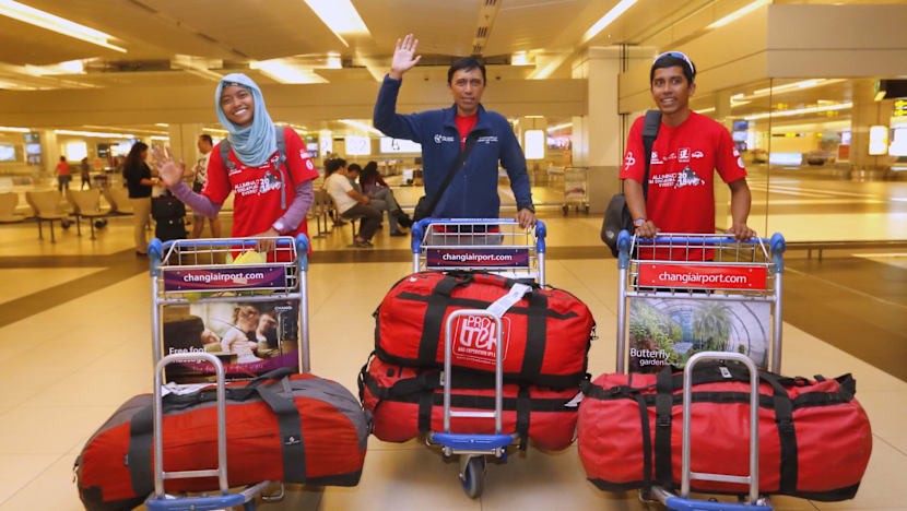 S’pore Everest team members return home