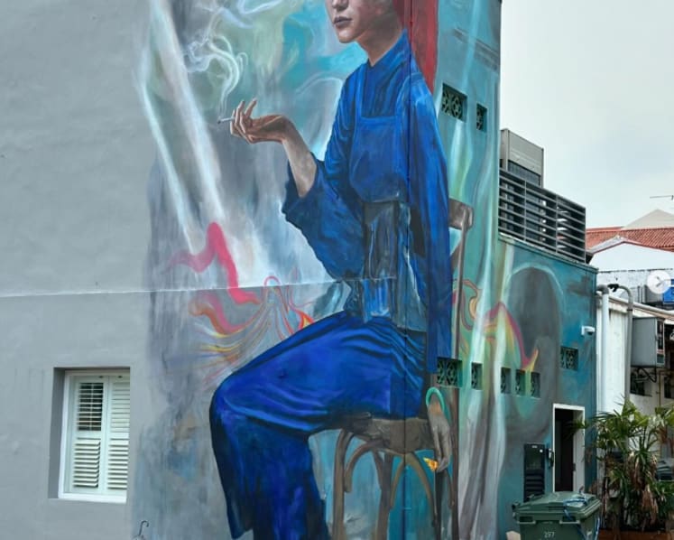 URA to re-evaluate stance over Chinatown mural featuring smoking samsui woman after public feedback