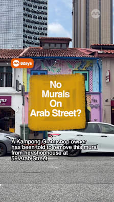 What do people on Arab Street feel about this mural? #8dayssg #8dayssgtrending #sgtiktok #fypsg #arabstreet 