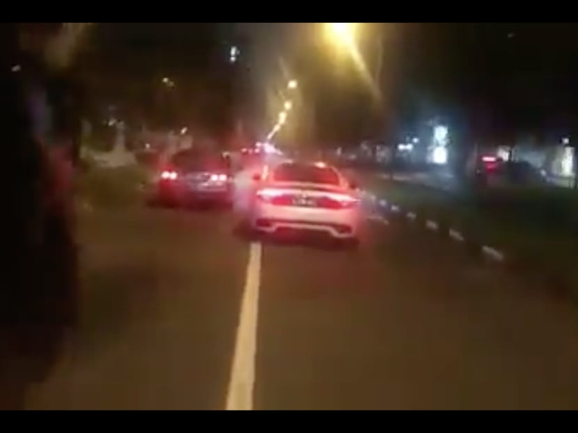 The Traffic Police officer suffered multiple injuries from the incident on Friday (Nov 17) night. Photo: Facebook screen cap via Singapore Uncensored