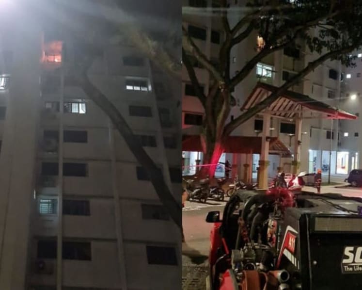 Fire reignites at Jurong East flat where resident was earlier found dead