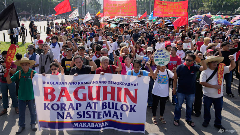 Thousands protest in Philippines against flood control fraud