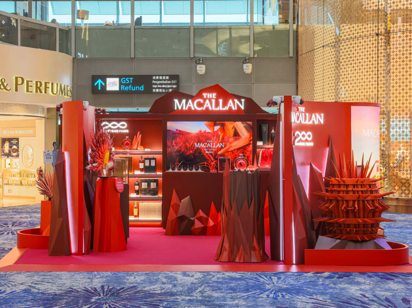 The Macallan celebrates two centuries of craft with an otherworldly pop-up at Singapore Changi Airport