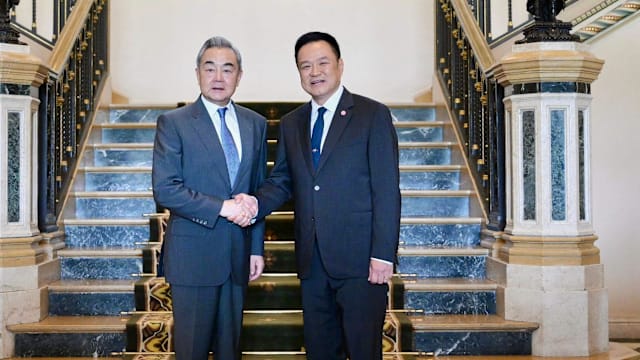 王毅会晤阿努廷 同意加强打击诈骗与跨国犯罪