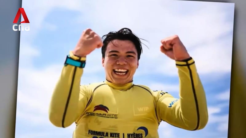 Singapore kitefoiler Maximilian Maeder eyes gold at SEA Games debut