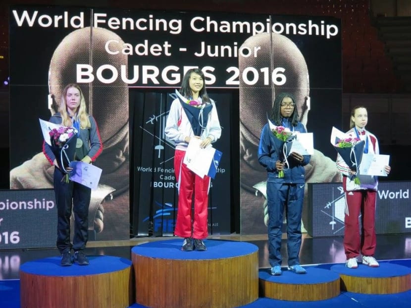S’pore fencer, 16, makes history by winning world cadet title