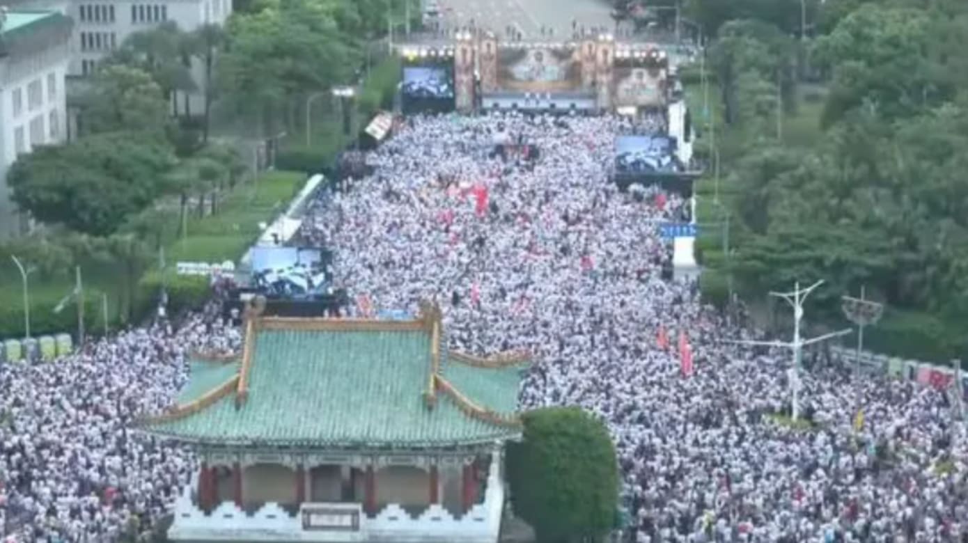 国民党号召凯道集会反毒油 台议员：逾5万人参与