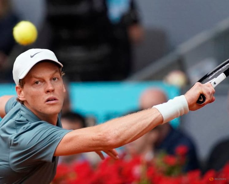 Sinner thrashes Zverev in Madrid to claim record fifth successive Masters title