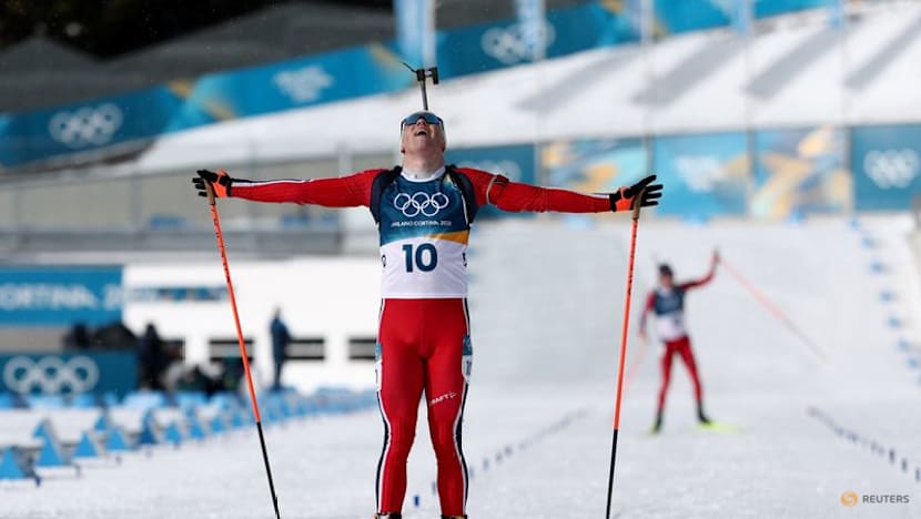 Biathlon-Trio battle it out for unique honour in Olympic race - not finishing last