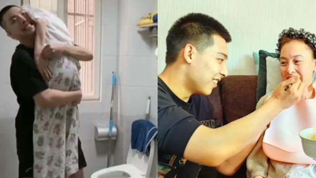 母亲身患渐冻症 儿子12年悉心照料感动众人
