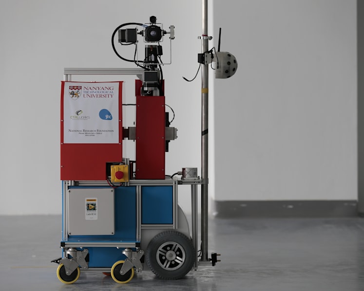 Robot invented by NTU scientists to help speed up building inspection