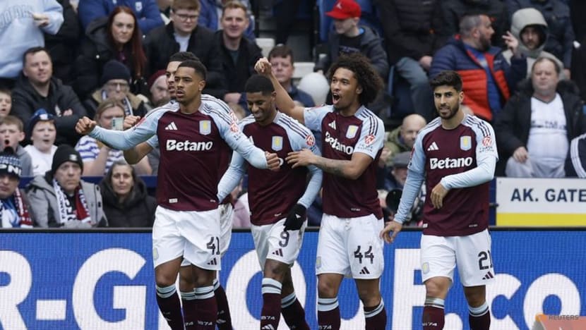 Aston Villa's Rashford scores twice in FA Cup win over Preston to reach semis
