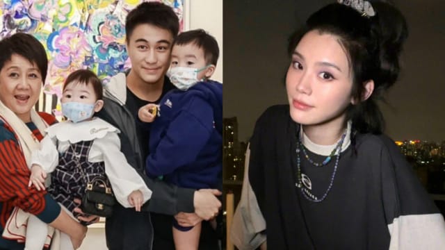 奚梦瑶1岁女儿背名牌包　萌样首度曝光
