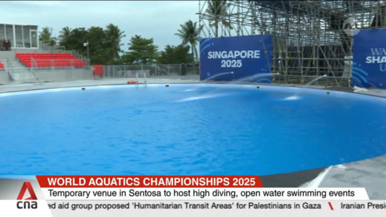 World Aquatics Championships: Temporary venue in Sentosa to host some events 