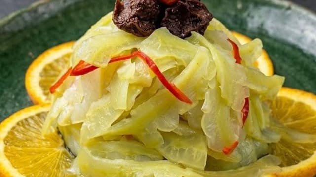 食谱：拌梅渍苦瓜