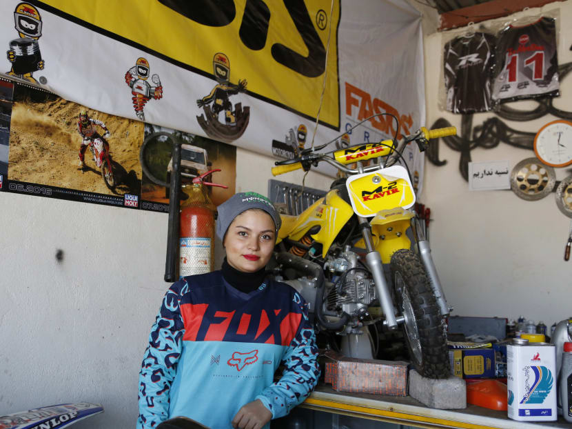 Iranian biker blazes trail for women