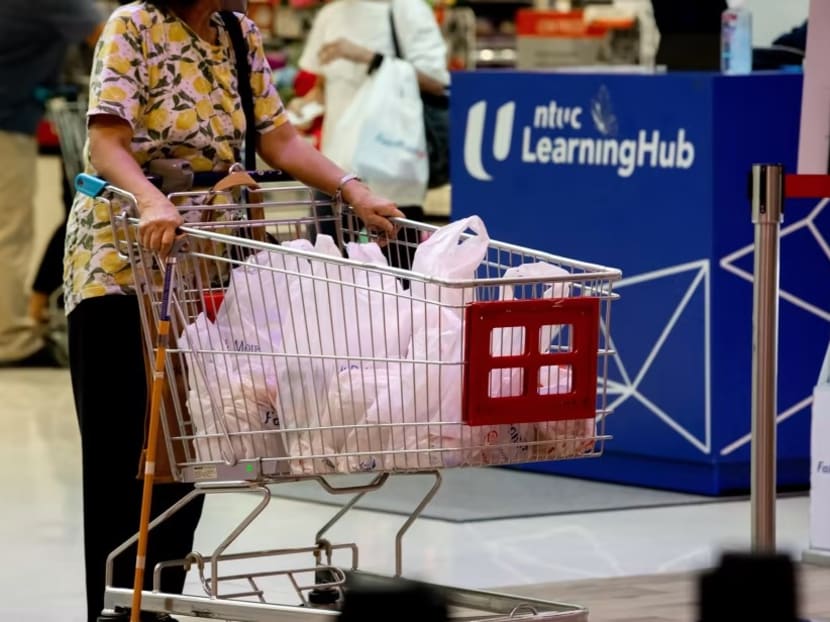 Larger supermarket operators will be required to charge a minimum of five cents for each disposable carrier bag provided to shoppers at their physical stores. Larger supermarket operators will be required to charge a minimum of five cents for each disposable carrier bag provided to shoppers at their physical stores.