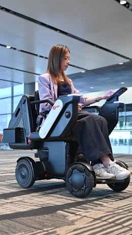 Changi Airport rolls out self-driving wheelchairs