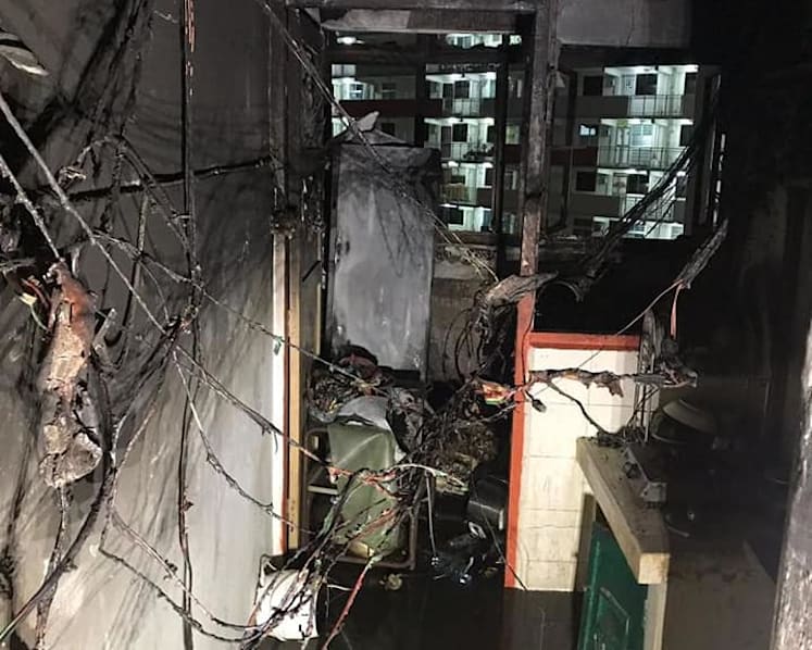 About 50 people evacuated after e-bike catches fire in Toa Payoh HDB block