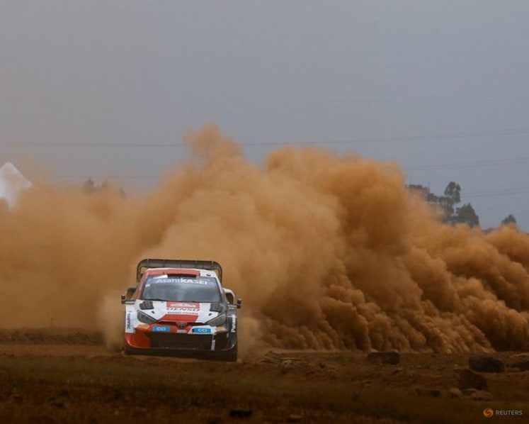 Rallying-Ogier leads Toyota trio in Japan as Rovanpera suffers setback