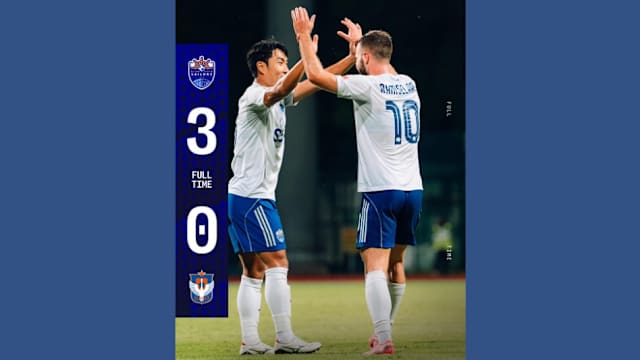 狮城水手队3比0轻取新潟队 五战全胜积分榜上领先