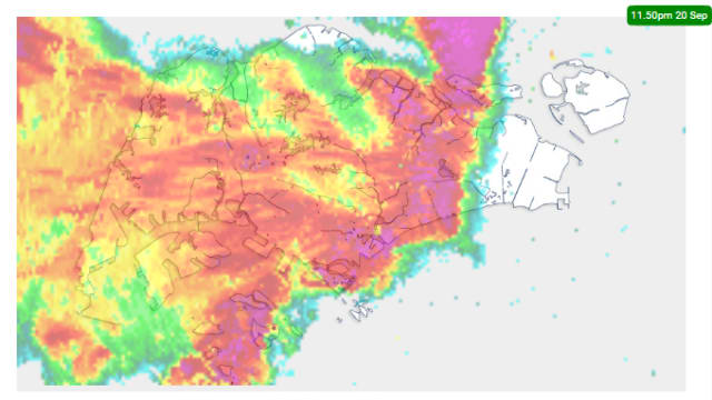 本地周五晚再下暴风雨 降雨面积涵盖近全国