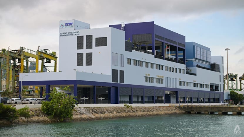 SCDF opens marine HQ on Pulau Brani with real-time surveillance tech, ship rescue training facilities