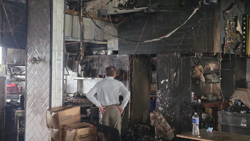 30 evacuated, 1 hospitalised after fire at Bukit Batok coffee shop